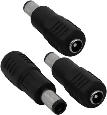 Immagine prodotto di Adattatore per presa CC, confezione da 3 pezzi per alimentazione elettrica, da 7,4 mm x 5 mm a 5,5 mm x 2,1 mm