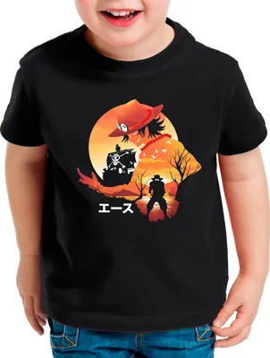 Produktbild von style3 Ace Sunset Kinder T-Shirt anime manga luffy cosplay