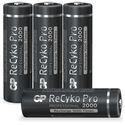 Zdjęcie produktu dla 1x4 akumulatory GP ReCyko Pro NiMH AA/Mignon 2000mAh Pro