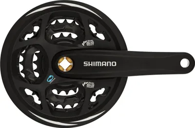 Produktbild von Shimano Altus FC-M311 Kurbelgarnitur 42/32/22 schwarz Kurbelarmlänge 175