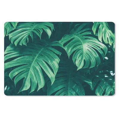 Produktbild von MuchoWow® Mauspad Mousepad Monstera - Blätter - Pflanzen - Dschungel - Natur 27x18 cm - Mousepads - Maus Mat - Pad - Mausunterlage - Büroartikel - Desk Matten