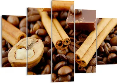 Produktbild von Bild auf Leinwand - Leinwandbild - Gerösteter Kaffee Aroma Schokolade - 150x100cm - Wand Bild - Wanddeko - Leinwanddruck - Bilder - Kunstdruck - Leinwand bilder - Wandkunst - EA150x100-0394