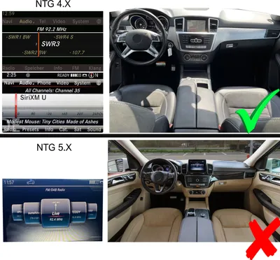 Produktbild von Für Mercedes ML GL W166 X166 NTG 4x 8.4" Touchscreen Android GPS Navi Carplay