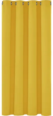 Immagine prodotto di Tende oscuranti con passanti, opache, termoisolanti, 138x132 cm, color senape, 1 pezzo