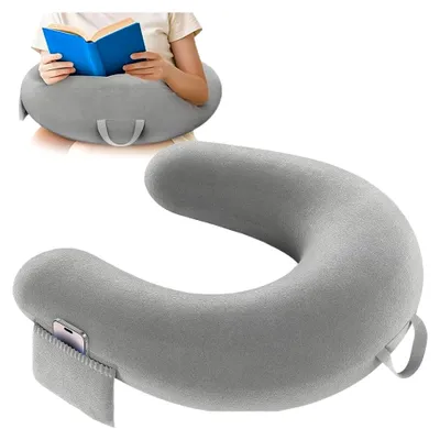 Produktbild von Lesekissen: Ergonomisches Rückenkissen mit Armlehnen | Verstellbares Kissen, Unterstützung aus Memory-Schaum