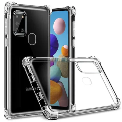 Produktbild von Samsung Galaxy A21S Handy Hülle Silikon Schutzhülle Transparent Case Cover TPU