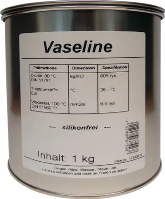 Image de Vaseline 1kg blanc DAB10 (dt.Arzneimittelbuch) boîte KAJO