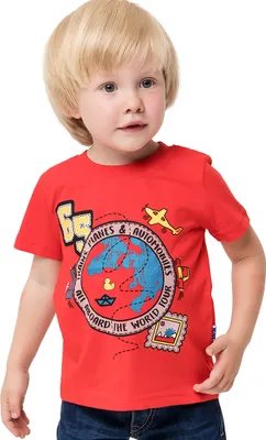 Produktbild von Jungen-T-Shirt World Tour - Rot - 104