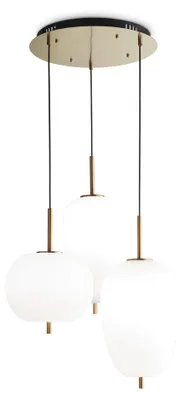 Obrázok produktu pre Ideal Lux Umile SP3 závesné svetlo okrúhle
