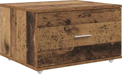 Immagine prodotto di vidaXL Cassettiera con ruota Legno di recupero 55 x 45 x 31 cm