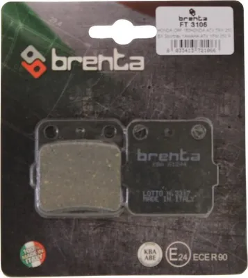 Produktbild von Bremsbeläge Brenta 3106 organisch vorne für Honda CR 80 85 R RB / CRF 150 / TRX 250 300 400 420