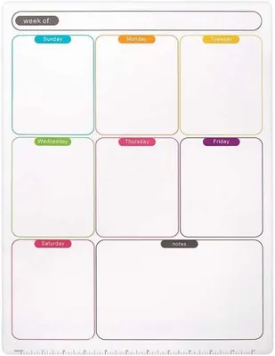 Produktbild von Magneetbord für Kühlschrank A4/A3 Wochenplaner Notizblock