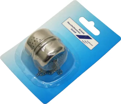 Produktbild von Tee Ei Edelstahl 4 x 4 cm mit Kette