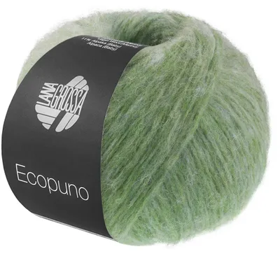 Produktbild von Lana Grossa ECOPUNO SFUMATO Flauschiges Netzgarn mit voluminöser Füllung Farbe 710 - Grün/Resedagrün