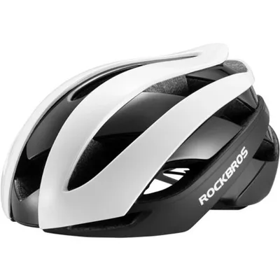 Zdjęcie produktu dla Kask rowerowy Rockbros 10110004002 rozmiar M - biało-czarny