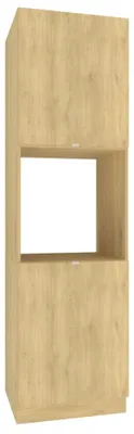 Produktbild von Küche Hochschrank - 60 x 213,3 cm - Cremona-Eiche - Unterschrank für den Backofen - Höhenverstellbar