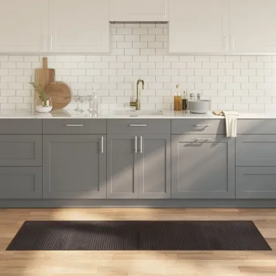 Produktbild von Möbel Teppich Rechteckig Dunkelbraun 60x200 cm Bambus - Designerteppiche 376839