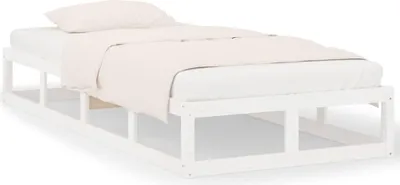 Obrázek produktu pro vidaXL Postel z masivu bílá 90x200 cm