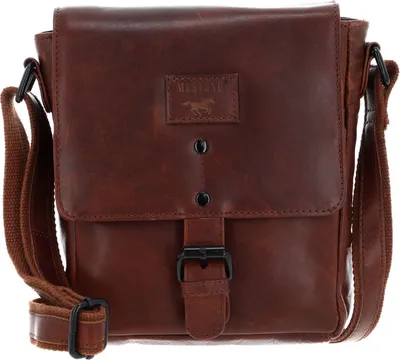 Immagine prodotto di MUSTANG Pelle borsa a tracolla borsa a tracolla Natal Malta Shoulderbag Cognac marrone
