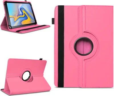 Produktbild von Tablet Hülle für Samsung Galaxy Tab A 10.5 2018 Tasche Schutzhülle 360° DrehbarFarben:Pink
