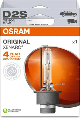 Produktbild von OSRAM XENARC ORIGINAL D2S P32d-2 12 V/35 W (1er Faltschachtel)
