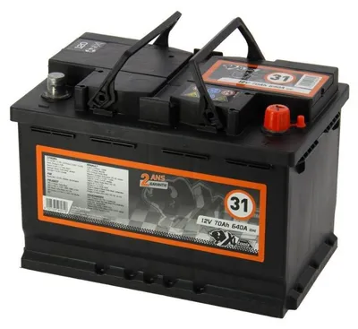Produktbild von XL Starterbatterie 12V 70Ah 640A/EN L3 für Auto Batterie