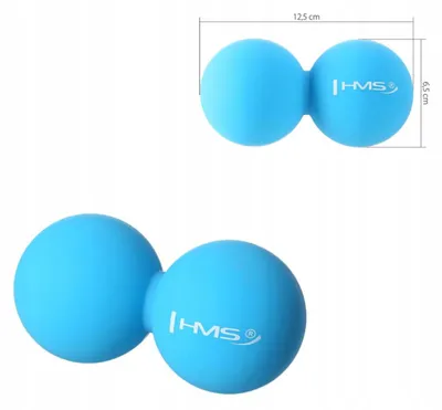 Produktbild von HMS BLC02 Blaue Doppelte Massageball Muskelregeneration