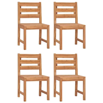 Produktbild von vidaXL Gartenstühle 4 Stk. Massivholz Teak