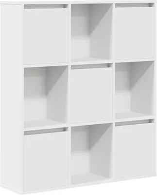 Image de vidaXL Bibliothèque blanche 89x24x101,5 cm Bois composite