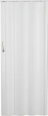 Produktbild von Falttür Schiebetür Nischentür, weiß, Höhe: bis 203 cm Breite: bis 82 cm stabiles Doppelwandprofil, anpassbar