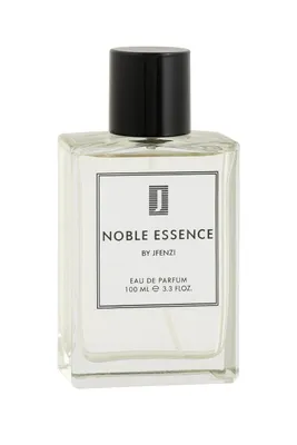 A clear, studio shot of a perfume bottle against a white background.