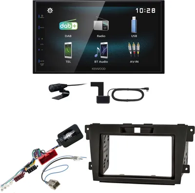 Produktbild von Kenwood DMX-125DAB DAB+ USB Bluetooth MP3 Einbauset für Mazda CX-7