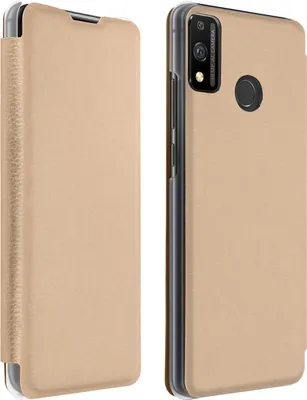 Image de Avizar, étui de protection en simili cuir pour Honor 9X Lite, couleur or