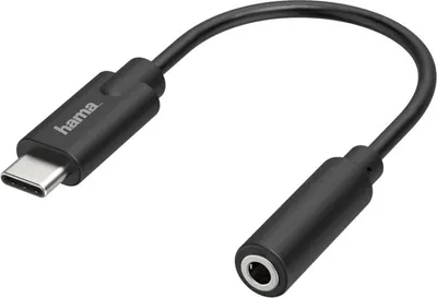 Immagine prodotto di Adattatore audio Hama, spina USB-C - presa jack da 3,5 mm, stereo