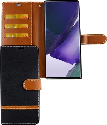 Produktbild von Samsung Galaxy Note 20 Ultra Handy Hülle Schutz-Tasche Case Cover Kartenfach Etuis Schwarz