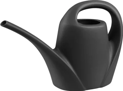 Produktbild von Gießkanne mit langer Tülle - Kunststoff Gießkanne für Zimmer-, Garten- & Balkonpflanzen - 1,5 L Anthrazit