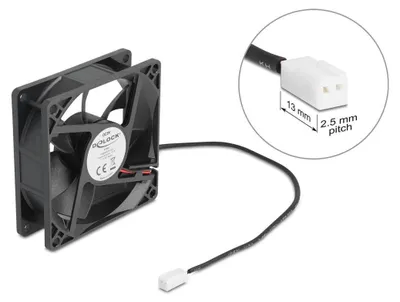 Obrázek produktu pro DeLOCK 67290, Ventilátor, 8 cm, 0,97 m³/h, Černá