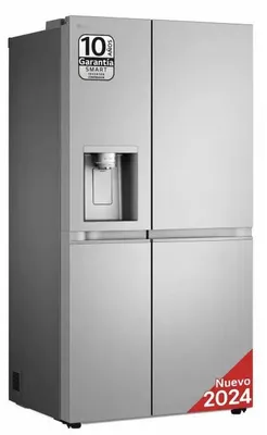 Produktbild von LG GSLE91MBAC, Freistehend, Amerikanische Tür, Metallisch, 2 Tür(en), Metal Sorbet, LED