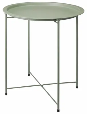 Produktbild von HOWHOMELY | Seitentisch - Sofatisch - grün - 47 x 50 cm - Couchtisch - aus Metall - Dekorativ