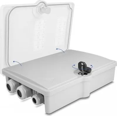 Image de DELOCK LWL Verteilerbox für Innen-u Außenbereich IP55 6 Port
