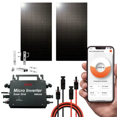 Solarkit 300 W monokristallin IP67 Plug & Play