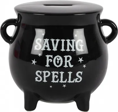 Produktbild von Schwarzer Hexenkessel als Spardose für Halloween & Walpurgisnacht Fans