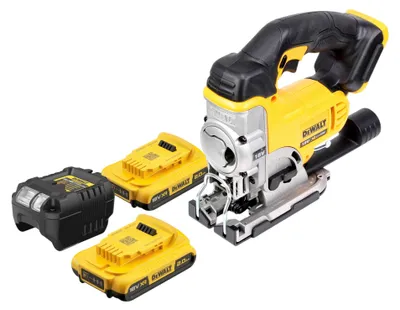 Immagine prodotto di Seghetto alternativo a batteria DeWalt DCS 331 D2 18 V + 2x batteria ricaricabile 2,0 Ah + caricabatterie