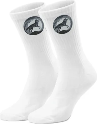 Produktbild von epicsocks Wolfsnacht Laufender Wolf Socken in 42-46 im Paar