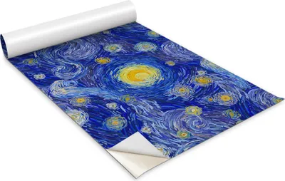 Zdjęcie produktu dla Folia samoprzylepna - Okleina meblowa - Dekoracyjna - Do mebli - Tapeta - Naklejka - Folia - Wzór impresjonistyczny - 100 x 50 cm