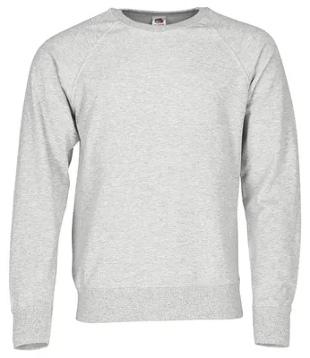 Produktbild von Fruit of the Loom Lightweight Raglan Sweat ,Farbe: graumeliert ,Größe: XL