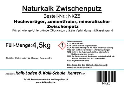 Produktbild von Natur-Kalk_Zwischenputz 4,5 kg