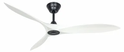 Immagine prodotto di Ventilatore da soffitto a risparmio energetico con telecomando Eco Airscrew 152 cm Nero / Bianco