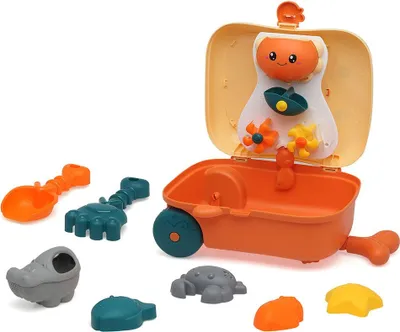 Produktbild von Strandspielzeuge-Set Einkaufswagen 32 x 22 cm