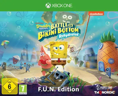 Produktbild von THQ Nordic Spongebob SquarePants : Battle for Bikini Bottom - Rehydrated - F.U.N Edition, Aktion, Abenteuer, Purple Lamp Studios, Deutsch, Englisch, Deutsch, Englisch, Vereinfachtes Chinesisch, Koreanisch, Spanisch, Französisch, Italienisch,..., Online, THQ Nordic